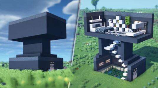 我的世界房子设计图纸分享艺术感建筑推荐