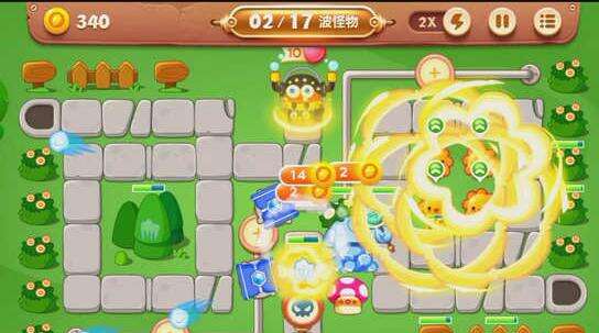 保卫萝卜3攻略公园60关通关方法必得60关金萝卜