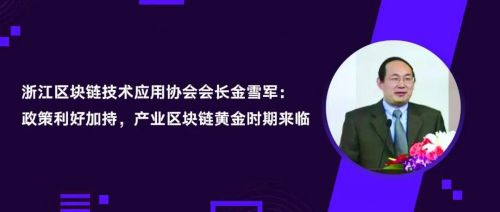 浙江区块链技术应用协会会长：政策利好加持 产业区块链黄金时期即将到来