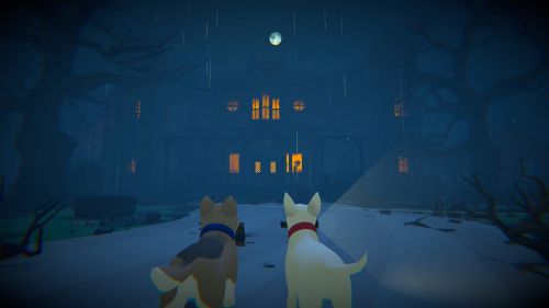 《闹鬼爪子》萌犬惊魂记合作恐怖解谜游戏登陆Steam支持中文